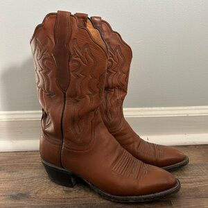 Lucchese Brown Heeled Boots